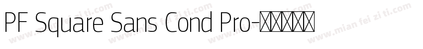 PF Square Sans Cond Pro字体转换